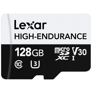 Lexar High-Endurance 128 GB MicroSDXC UHS-I Clase 10 LMSHGED128G-BCNNG