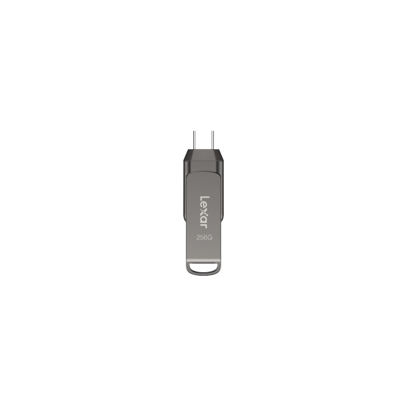 Lexar JumpDrive LJDD400256G-BNQNG unidad flash USB 256 GB USB Tipo C 3.2 Gen 1 (3.1 Gen 1) Gris