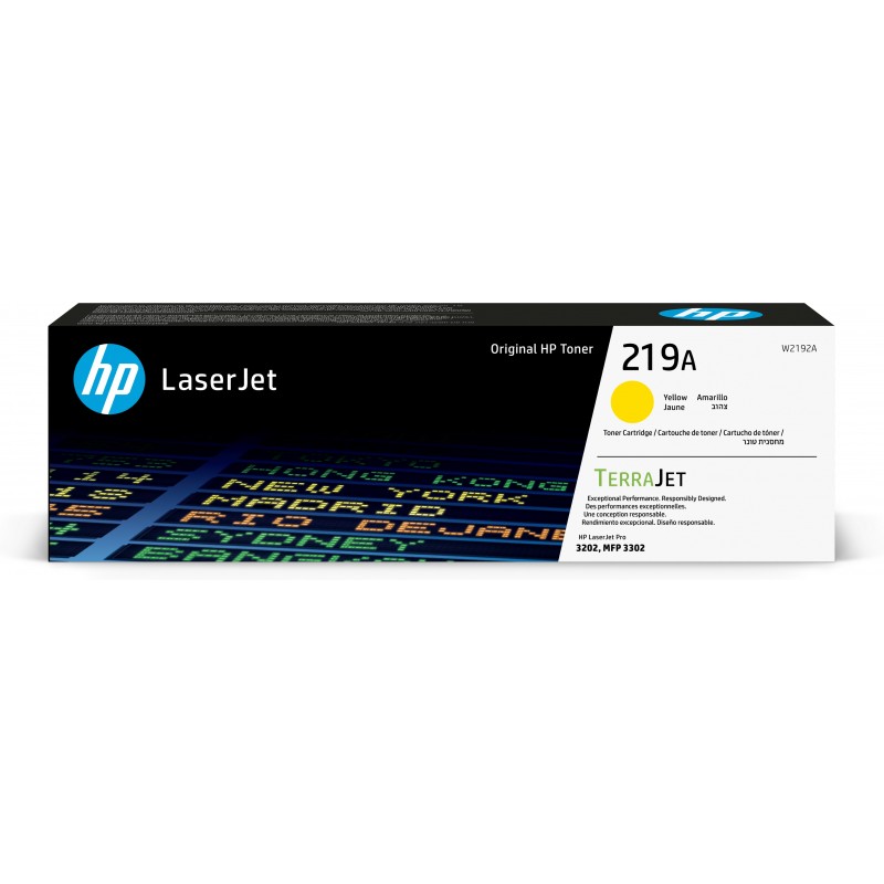 HP Cartucho de Tóner Original LaserJet 219A amarillo W2192A