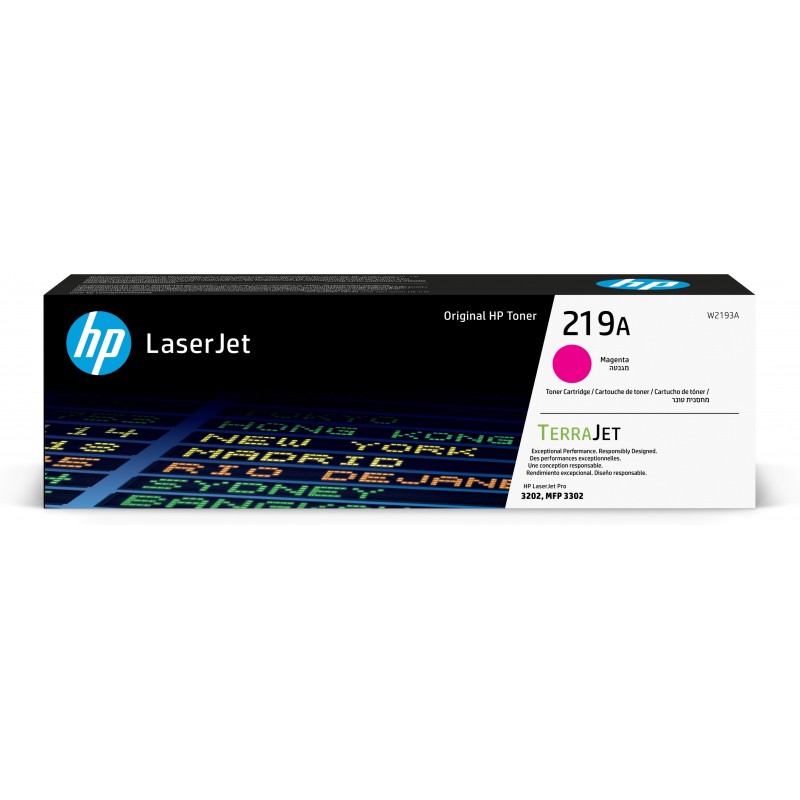 HP Cartucho de Tóner Original LaserJet 219A magenta W2193A