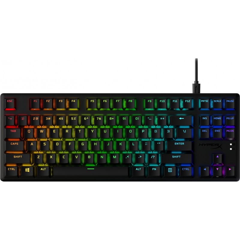 HyperX Teclado mecánico gaming Alloy Origins Core PBT HX rojo 639N7AAABE