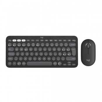 Logitech Pebble 2 Combo teclado Ratón incluido RF Wireless + Bluetooth QWERTY Español Grafito 920-012227