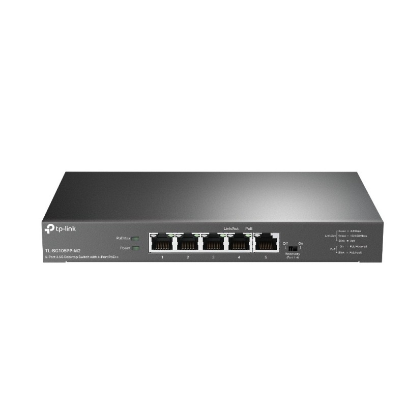 Tp-link Tl-sg105pp-m2 Switch No Gestionable 5p 2.5g Con Poe++