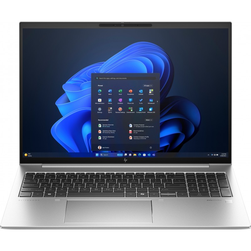 HP EliteBook 860 G11 Plata - 16" - Intel Core Ultra 7 - 64GB - 1000GB SSD - W11 Pro 9G088ETABE