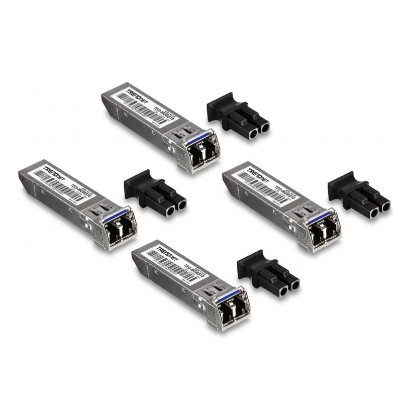 Trendnet TEG-MGBS10 4 red modulo transceptor Fibra óptica 1250 Mbit s SFP 1310 nm
