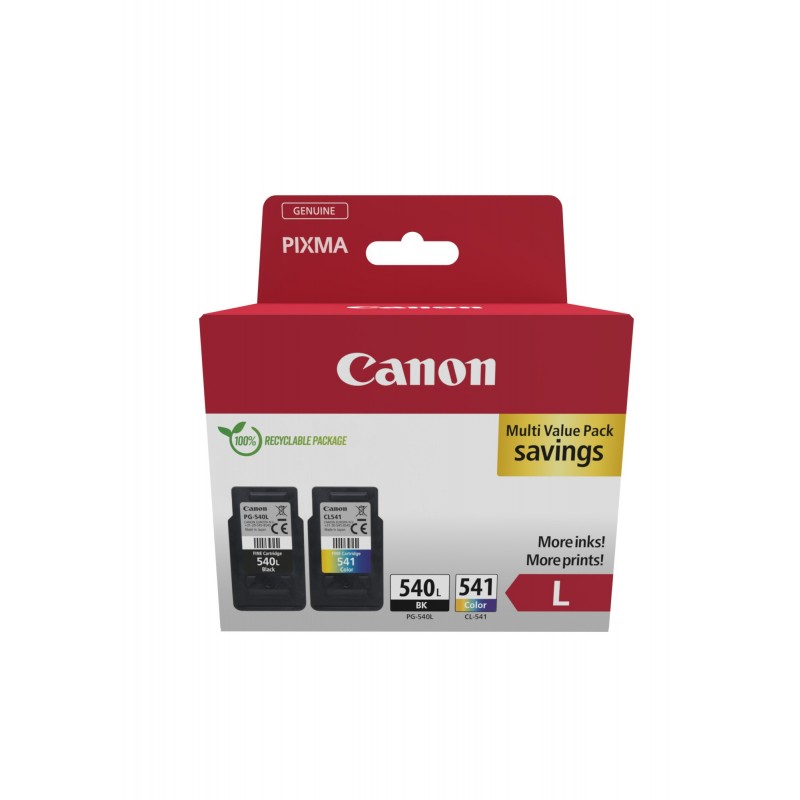 Canon 5224B013 Original Negro, Cian, Magenta, Amarillo Para PIXMA MG2150, MG2250, MG3150, MG3250, MG