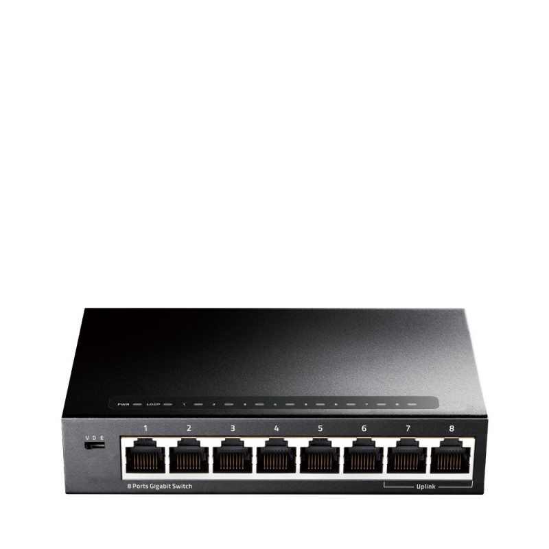 Cudy GS108 switch Gigabit Ethernet (10 100 1000) Negro