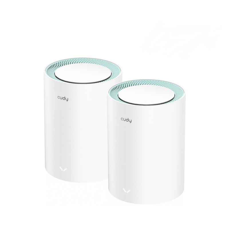 Cudy M1300 2-PACK sistema Wi-Fi Mesh (Wi-Fi en malla) Doble banda (2,4 GHz   5 GHz) Wi-Fi 5 (802.11a M1300(2-PACK)