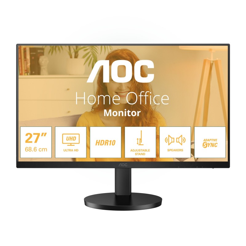 AOC U27B3AF - 27" 4K Ultra HD - LED - Negro - 60Hz