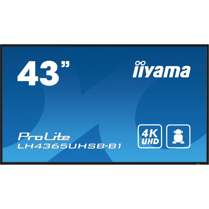iiyama LH4365UHSB-B1 - 42.5" -  4K Ultra HD - Negro