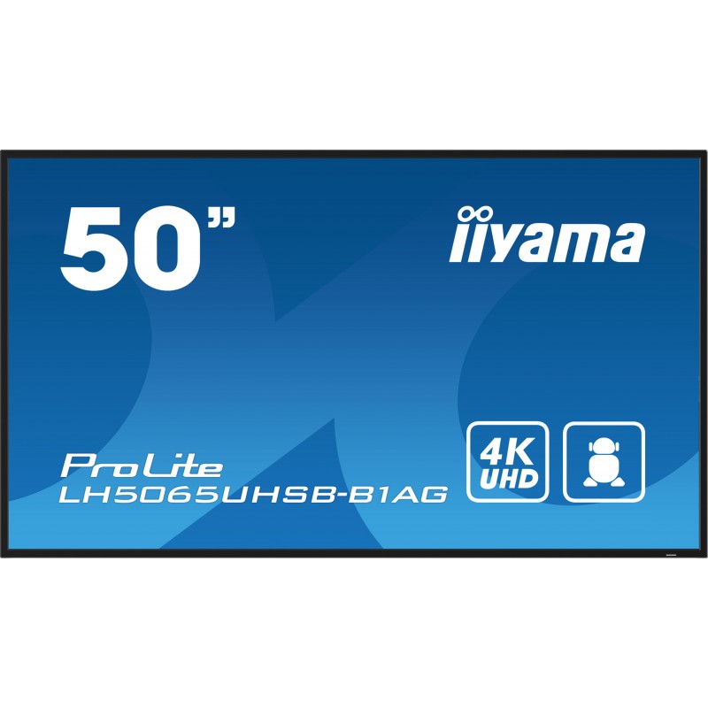 iiyama LH5065UHSB-B1AG - 49.5" -  4K Ultra HD - Negro