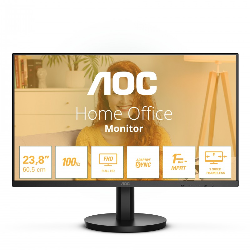 AOC 24B3HMA2 - 23.8" Full HD - LED - Negro - 100Hz