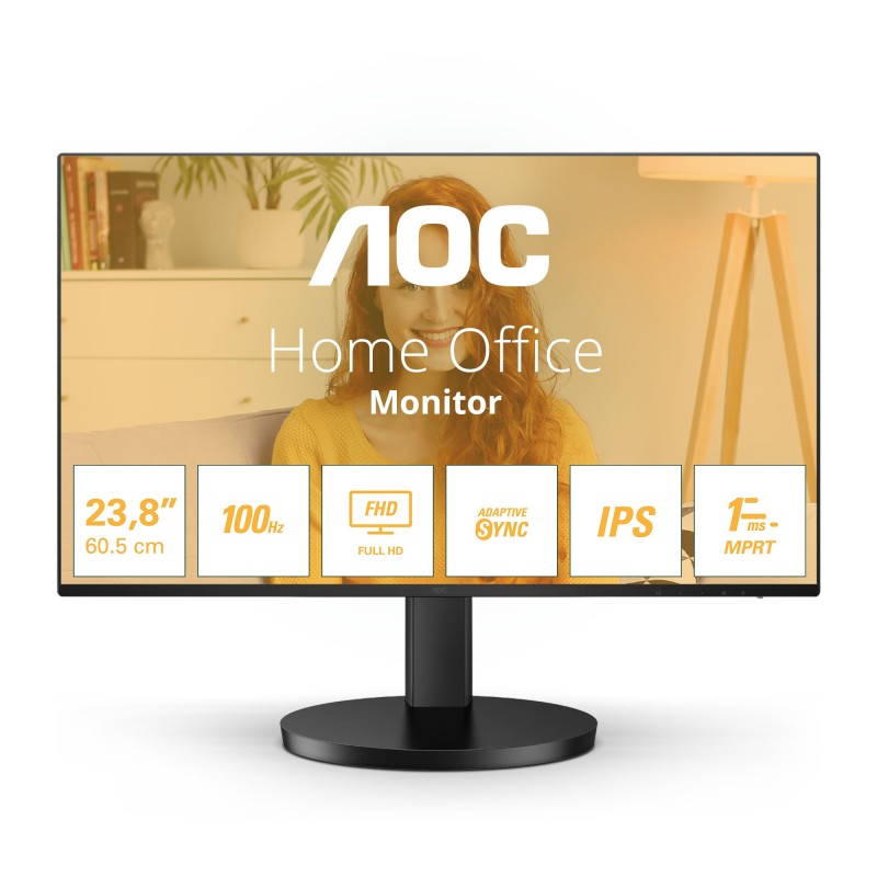 AOC 24B3HA2 - 23.8" Full HD - LED - Negro - 100Hz