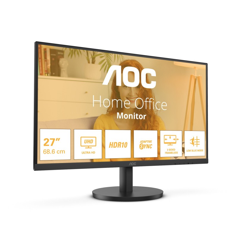 AOC B3 U27B3M - 27" 4K Ultra HD - LCD - Negro - 60Hz