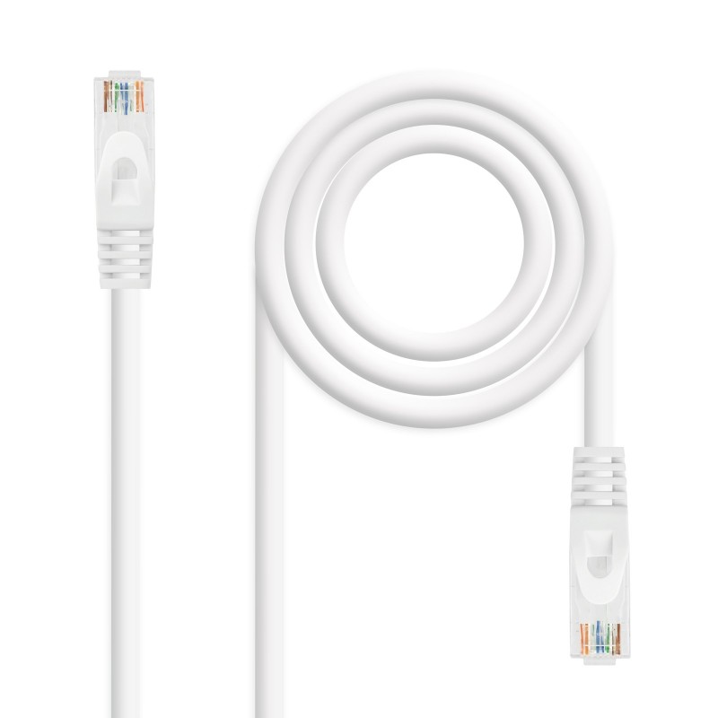 Cable de red latiguillo RJ45 LSZH Cat.6A UTP AWG24, Blanco, 3.0m 10.20.1803-W