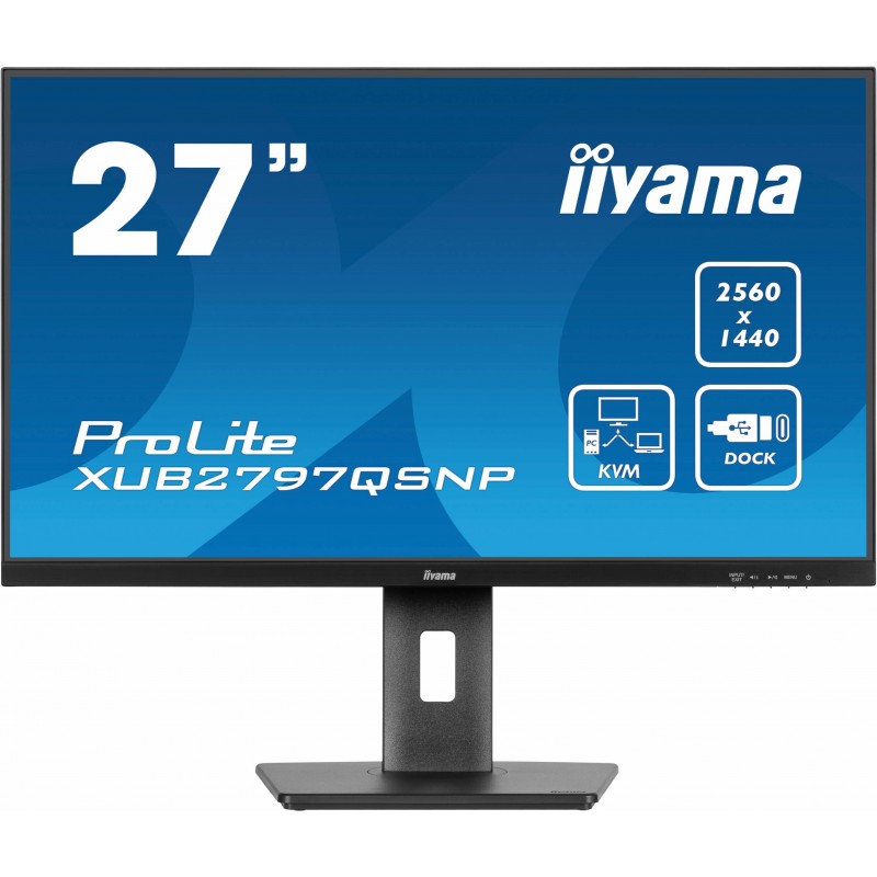 iiyama ProLite XUB2797QSNP-B1 - 27" Wide Quad HD - LED - Negro - 100Hz