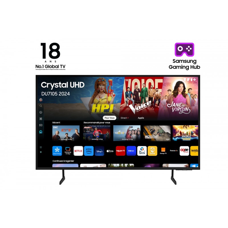 Samsung TU50DU7105K - 50" - 4K Ultra HD - Negro TU50DU7105KXXC