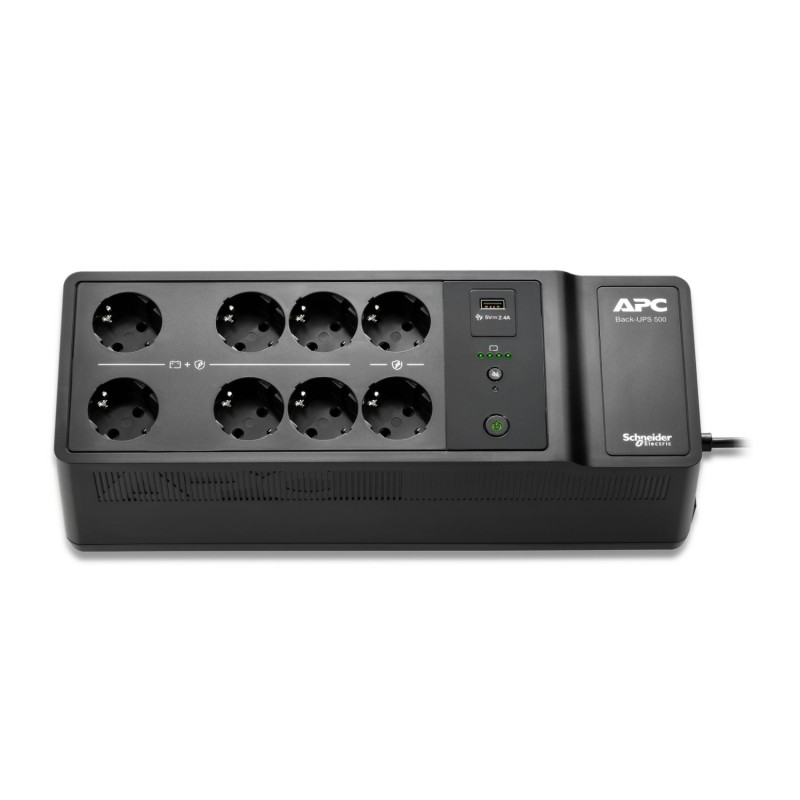 APC BE500G2-GR sistema de alimentación ininterrumpida (UPS) En espera (Fuera de línea) o Standby (Of