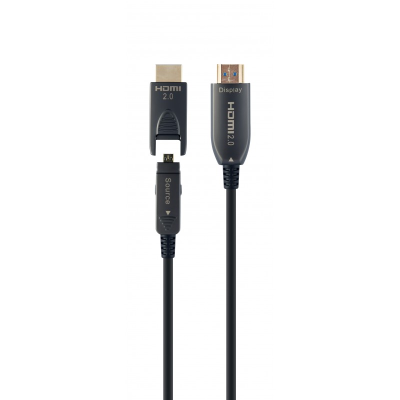 GEMBIRD CABLE AOC HDMI D-A DE ALTA VELOCIDAD CON ETHERNET AOC PREMIUM SERIES 30 M CCBP-HDMID-AOC-30M