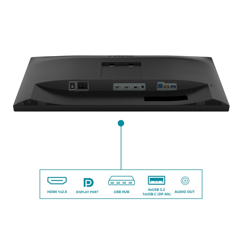 AOC V5 CU34V5C BK - 34" Wide Quad HD - LED - Negro - 100Hz