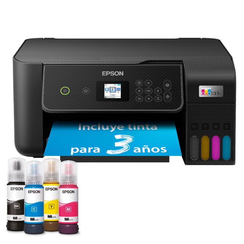 Epson EcoTank ET-2870 Inyección de tinta A4 5760 x 1440 DPI 33 ppm Wifi C11CJ66421