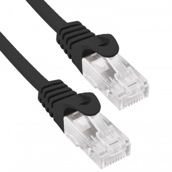 Phasak Cable de Red Cat.6 UTP Solido CCA Cat.6 UTP Negro 10M PHK 1710