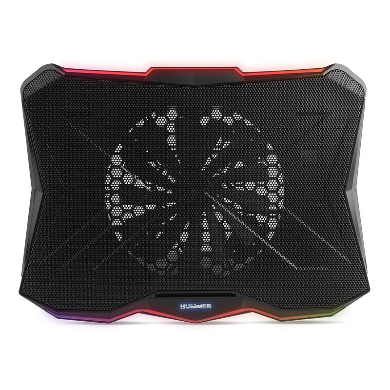 NOX PRO almohadilla fría 43,9 cm (17.3") 800 RPM Negro NXHUMMERPROSTAND
