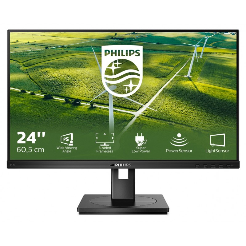 Philips 242B1G 00 - 23.8" Full HD - LED - Negro - 75Hz
