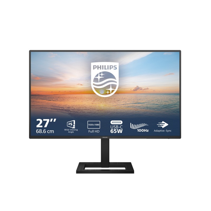 Philips 1000 series 27E1N1300AE 00 - 27" Full HD - LCD - Negro - 100Hz
