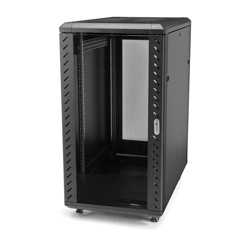 StarTech.com Armario Rack para Servidores 32U 19" 4 Columnas - Rack de Servidores con Cerradura y Se RK3236BKF