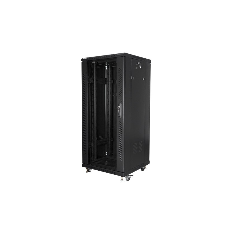 Lanberg FF01-6627-12B armario rack 27U Rack o bastidor independiente Negro