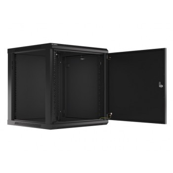 Lanberg WF01-6612-00B armario rack 12U Bastidor de pared Negro