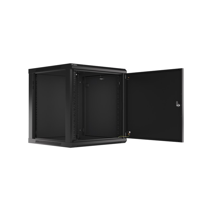 Lanberg WF01-6612-00B armario rack 12U Bastidor de pared Negro