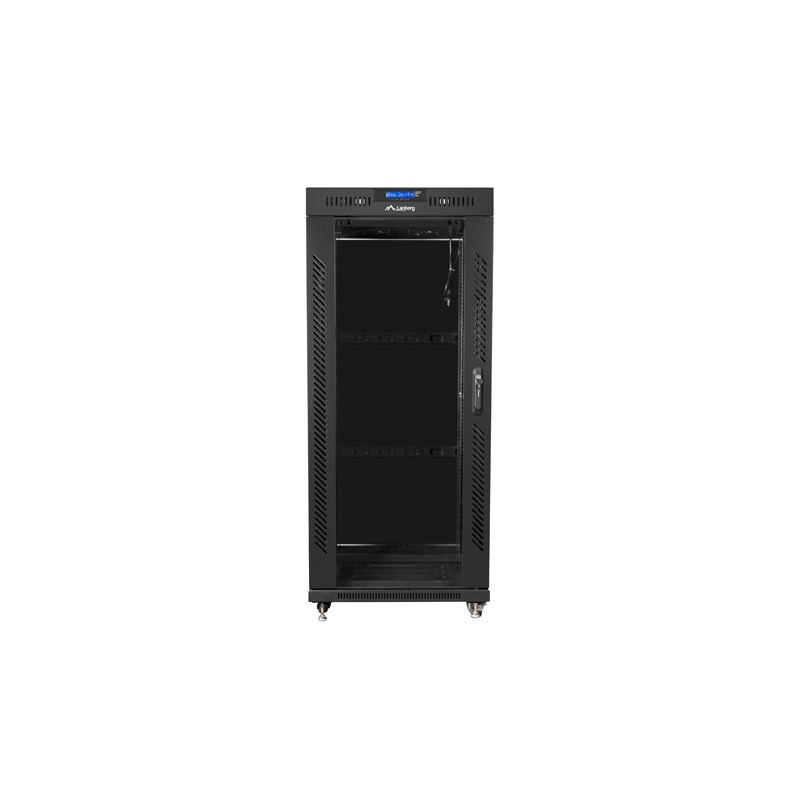 Lanberg FF01-8822-12BL armario rack 22U Rack o bastidor independiente Negro
