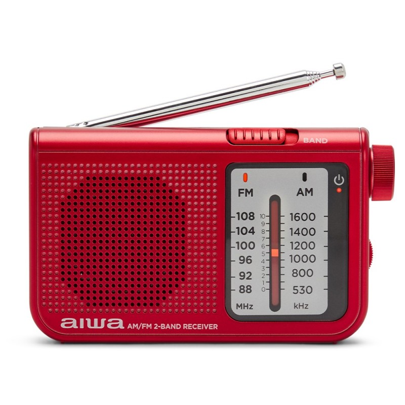 Aiwa RS-55RD radio Personal Analógica Rojo RS-55 RD
