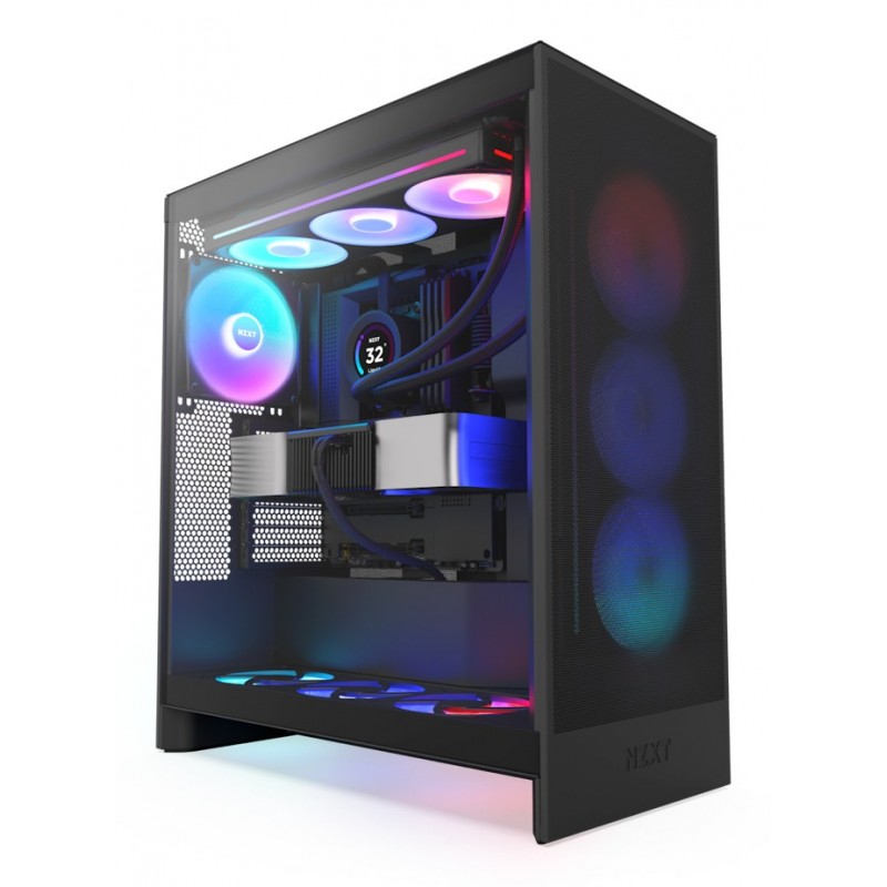 NZXT H7 Flow RGB Midi Tower Negro CM-H72FB-R1