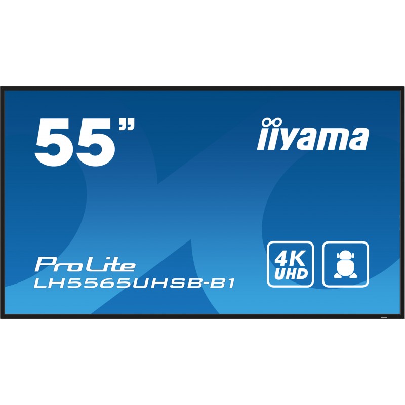 iiyama LH5565UHSB-B1 - 54.6" -  4K Ultra HD - Negro