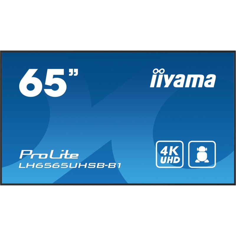 iiyama LH6565UHSB-B1 - 64.5" -  4K Ultra HD - Negro