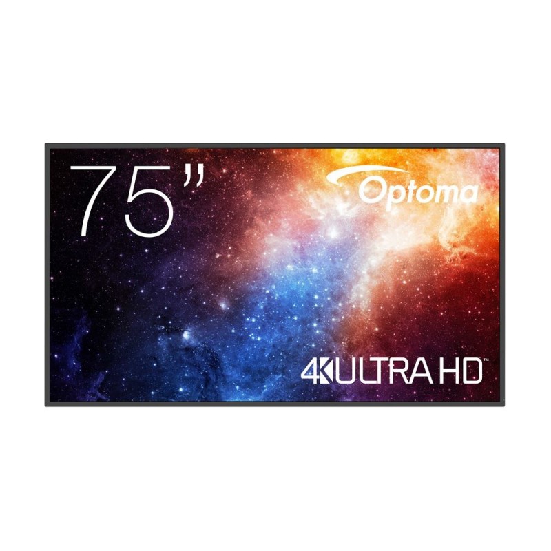 Optoma N3751K - 75" -  4K Ultra HD - Negro H1F2C0GBW101
