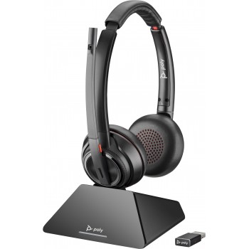 POLY Auriculares Savi 8220 UC con certificación Microsoft Te Negro 8D3F5AAABB