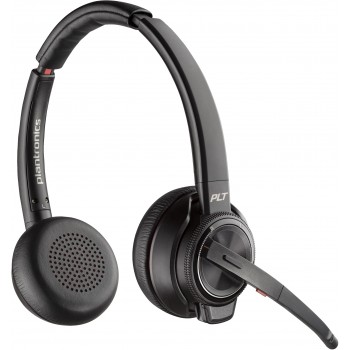 POLY Auriculares Savi 8220 UC DECT 1880-1900 MHz USB-A Negro 8D3F2AAABB