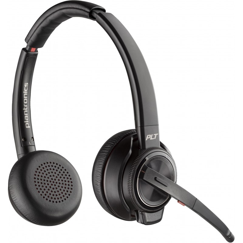 POLY Auriculares Savi 8220 UC DECT 1880-1900 MHz USB-A Negro 8D3F2AAABB