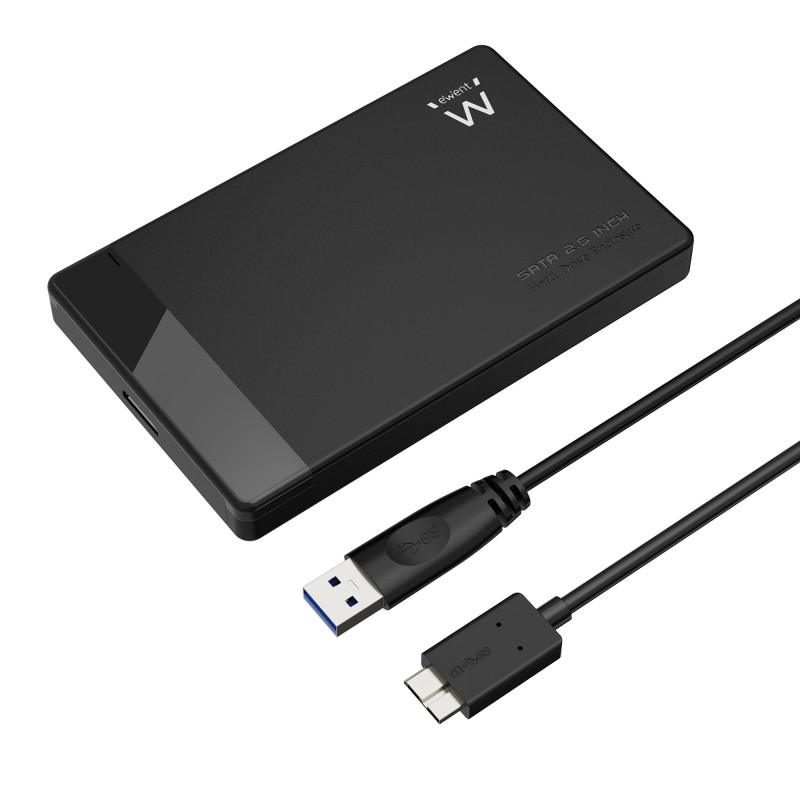 Ewent EW7049 caja para disco duro externo Carcasa de disco duro SSD Negro 2.5"
