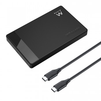 Ewent EW7073 caja para disco duro externo Carcasa de disco duro SSD Negro 2.5"