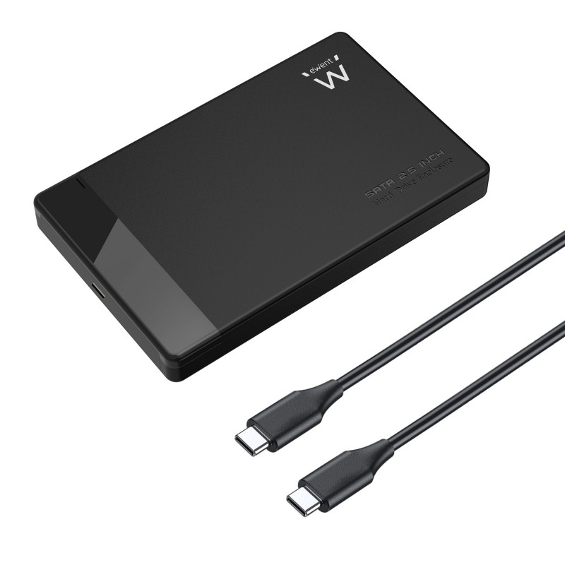 Ewent EW7073 caja para disco duro externo Carcasa de disco duro SSD Negro 2.5"