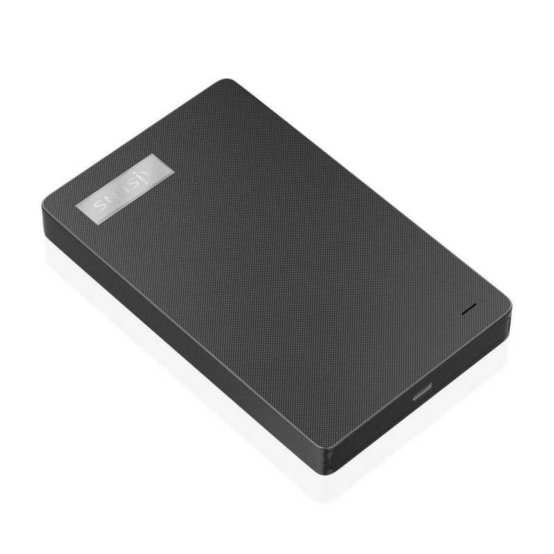 AISENS Caja Externa 2,5″ 9.5mm SATA a USB-C USB3.1 Gen1, Negra ASE-2541B