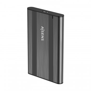 AISENS Caja Externa 2,5″ 9.5mm SATA a USB 3.0 USB3.1 Gen1, Gris ASE-2526GR