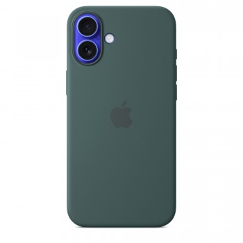 Apple Funda de silicona con MagSafe para el iPhone 16 Plus - Verde lago MYYH3ZM A