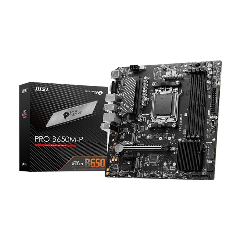 MSI PRO B650M-P - Socket AM5 - micro ATX - AMD B650 911-7E27-001