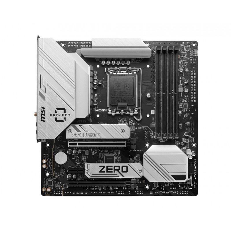 MSI B760M Ptoject Zero - LGA 1700 - micro ATX - Intel B760 911-7E14-004